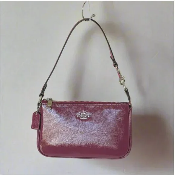 Coach Nolita 19 Shoulder Bag Pink Patent Leather Wristlet Clutch CW408 ORG PKG - Picture 12 of 12